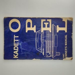 1967 Opel Kadett Owner's Manual VUC